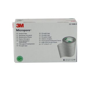 MICROPORE COLOR BLANCO  3"