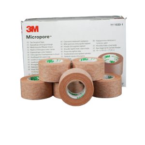 MICROPORE COLOR PIEL 1"