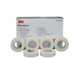 MICROPORE COLOR BLANCO  1/2