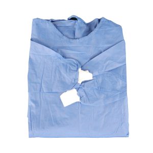 BATA PARA CIRUJANO ESTERIL GRANDE, CON CAMPO Y TOALLA